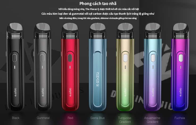 Aspire Flexus Q Pod Kit - Thiet Bi Pod System chinh hang