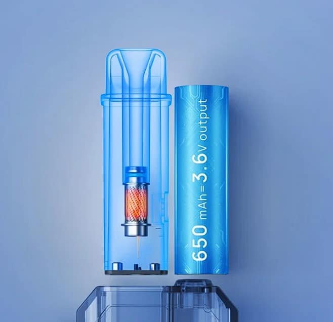 Pod gotek X by Aspire với viên Pin dung lượng 650mAH