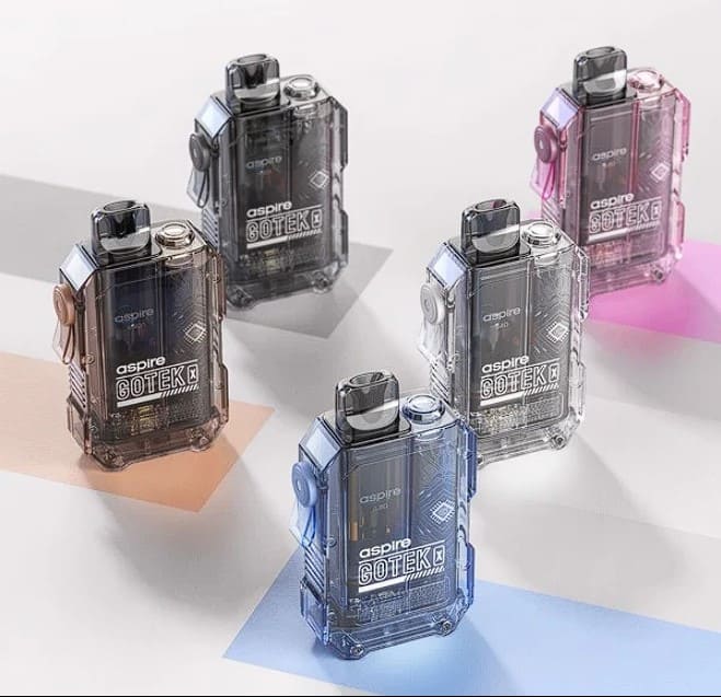 Pod gotek X với thiết kế trong suốt nhựa pc dễ dàng sử dụng