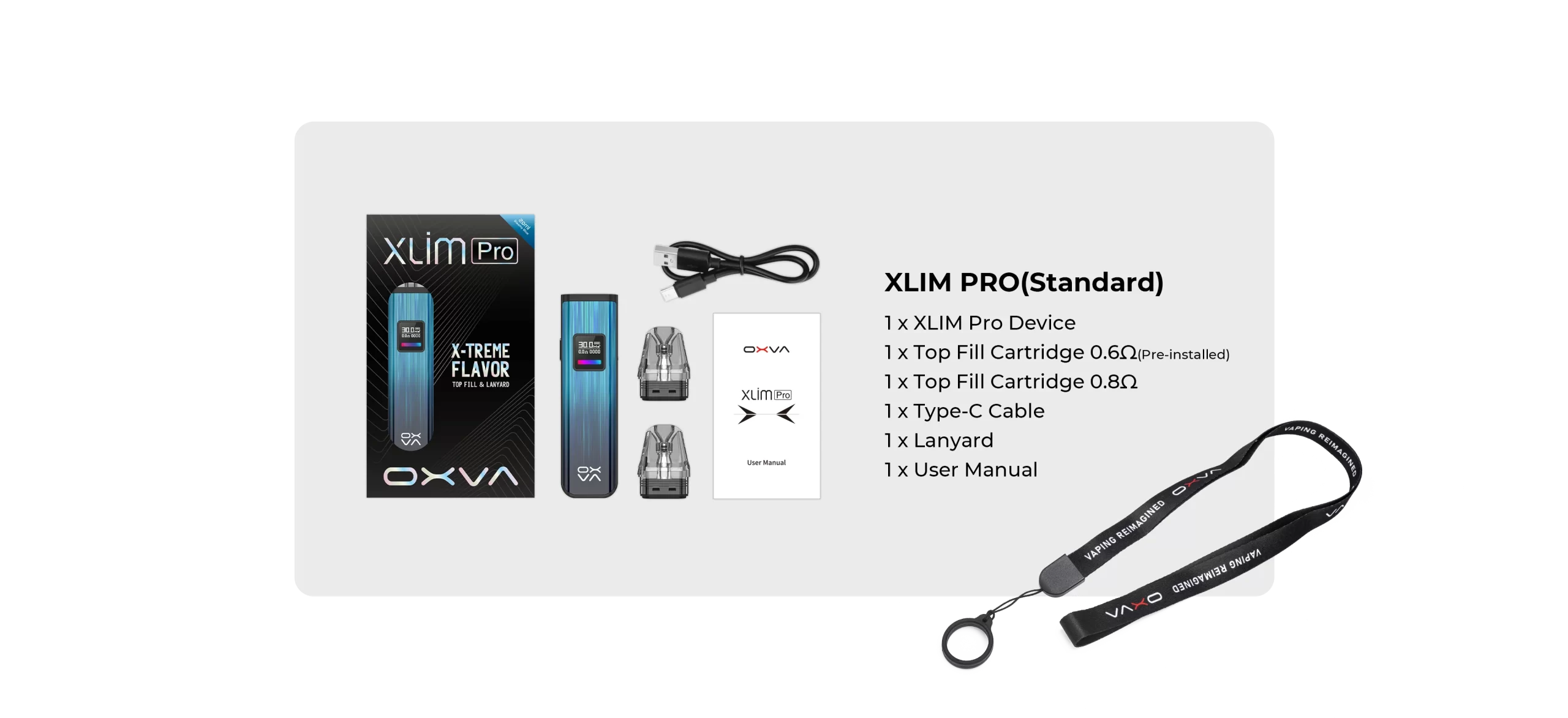 Bộ sản phẩm oxva xlim pro