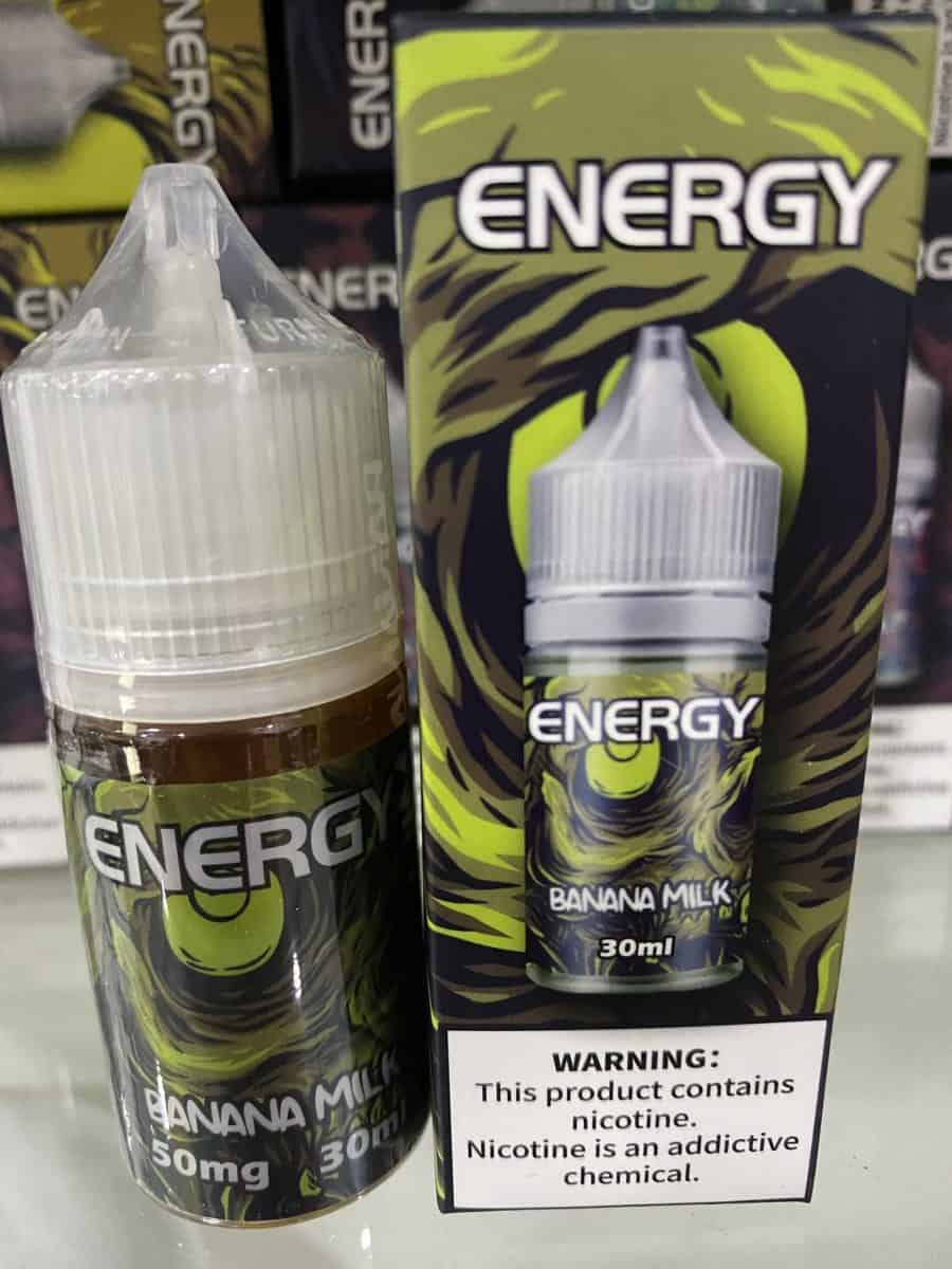 Tinh dầu Vape Energy saltnic chuối sữa