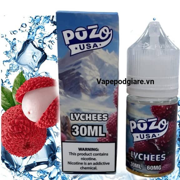 Tinh dầu saltnic POZO vải lạnh 60ni