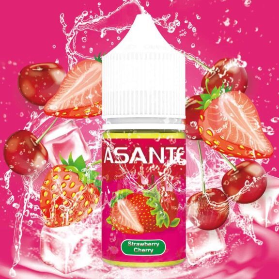 TINH DẦU SALTNIC ASANTE 60NI  Dâu Cherry Lạnh 🍒