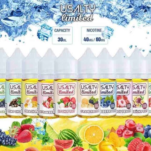 Tinh DẦu USATTY limdted 60MG ( vị  dưa gang nho lạnh )