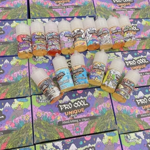 Tinh dầu unique pro cool 60MG vị xoài kiwi lạnh