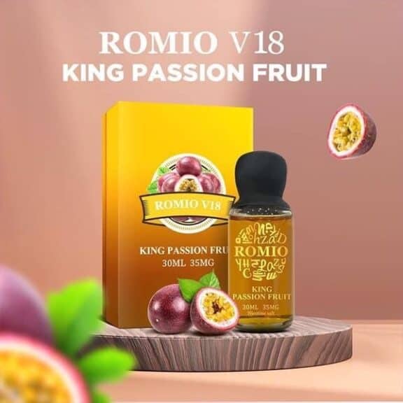 Tinh dầu salnic romio 55 MG vị chanh leo lạnh-Vape Pod Giá Rẻ Hà Nội Cam Kết Chính Hãng