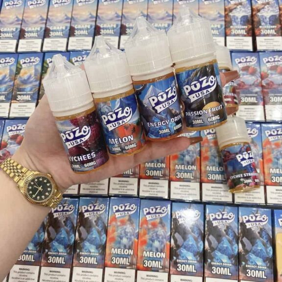 Tinh dầu Pozo saltnic đào lạnh 60mg