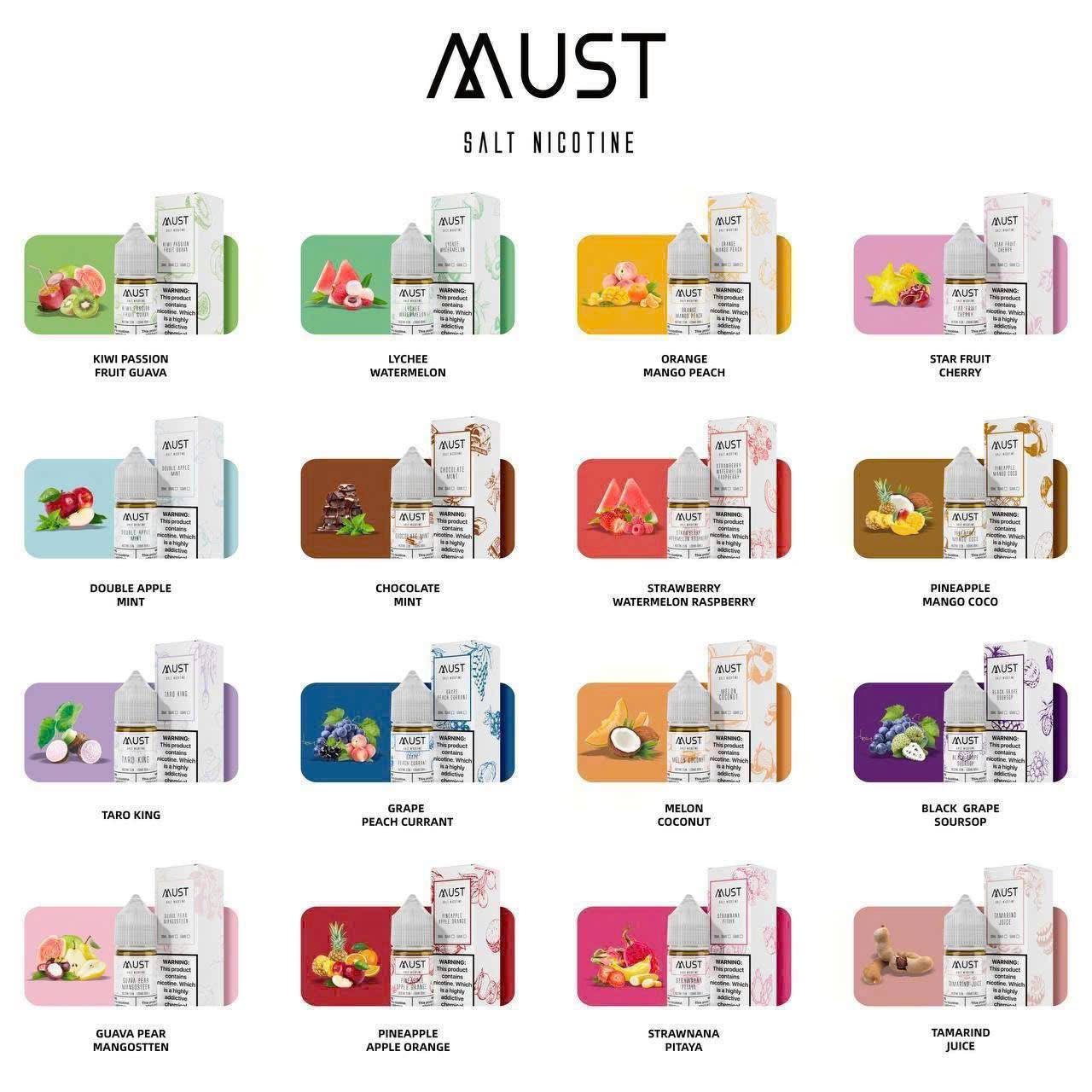 Tinh Dầu Must Chính hãng 35- 55MG- Vape Pod Hà Nội Giá Rẻ Chính Hãng