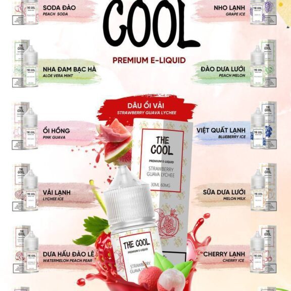 Tinh dầu saltnic The cool 60mg  đậm vị ngọt