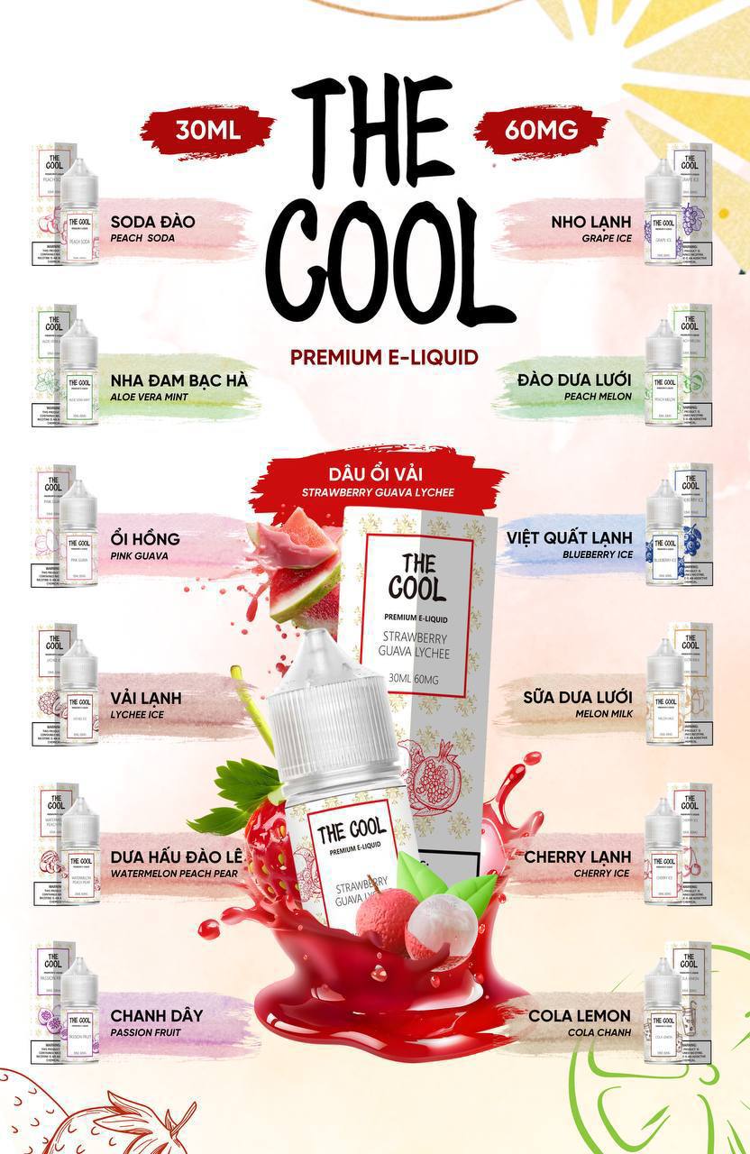 Tinh dầu saltnic The cool 60mg đậm vị ngọt