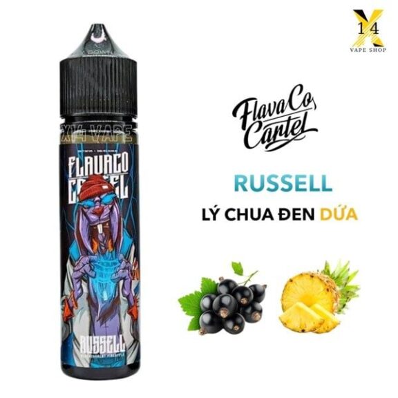 Freebase Flavaco 60ml 3ni Lý chua đen dứa lạnh