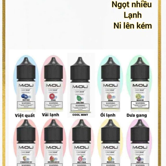 MIOU JUICE 50MG chính hãng - Vape Pod Hà Nội Giá Rẻ Chính Hãng